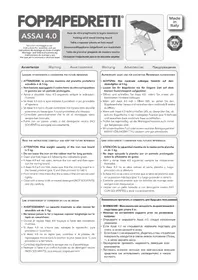 Notice Foppapedretti ASSAI 4.0 Table de repassage