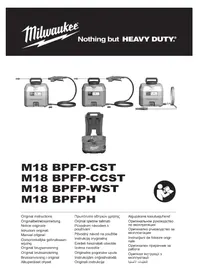 Notice MILWAUKEE M18 BPFP-WST Jet de peinture