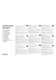 Notice Ardo CARE LANOLIN Accesoire d'allaitement