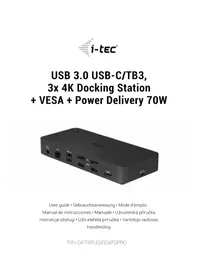 Notice i-TEC CATRIPLEDOCKVGAPD Dongle