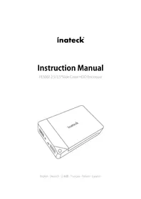 Notice Inateck FE3002 Disque dur externe