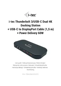 Notice i-TEC TB3HDMIDOCKPD Interface