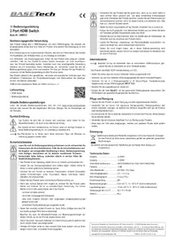 Notice BASETECH HM-SW301KT Commutateur