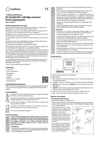 Notice Renkforce RF-CAP-600 Point d'accès