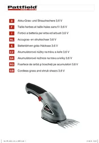 Notice Pattfield PE-AGS 3 6 LI Coupe-herbe