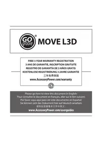 Notice GOgroove MOVE L3D Haut-parleur