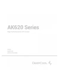 Notice DeepCool AK620 Système de refroidissement de matériel informatique
