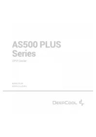 Notice DeepCool AS500 PLUS Système de refroidissement de matériel informatique