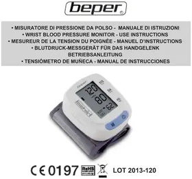 Notice Beper 40.121 Tensiomètre