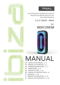 Notice IBIZA SOUND MERCURE50 Haut-parleur