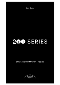 Notice NAIM NSC 222 Recepteur