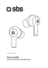 Notice SBS TWIN ICE ANC Ecouteur