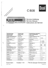 DUAL C 808 - Magnetophone