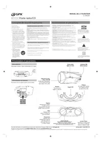 Notice GPX BC232 Radio