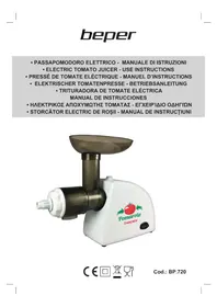 Notice Beper BP.720 Extracteur de jus