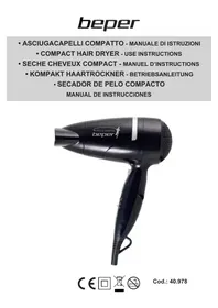 Notice Beper 40.978 Sèche-cheveux