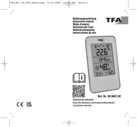 Notice TFA 30.5057.02 Station Météo