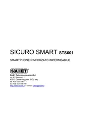 Notice Saiet SICURO SMART STS601 Smartphone