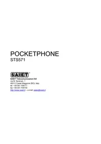 Notice Saiet POCKETPHONE STS571 Smartphone