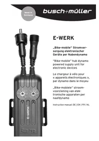 Notice Busch + Müller E-WERK Batterie portable