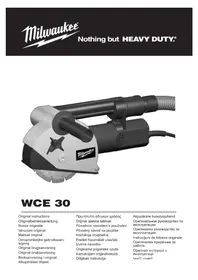 Notice MILWAUKEE WCE 30 Mélangeur de ciment