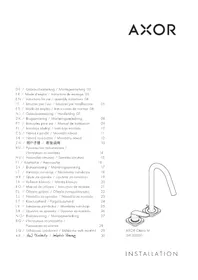 Notice Hansgrohe AXOR CITTERIO M Non catégorisé