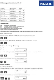 Notice MAUL MTL 800 Calculatrice