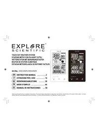 Notice Explore Scientific WSC4009 Station Météo