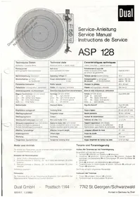DUAL ASP 128 - Platine vinyle