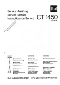 DUAL CT 1450 - Radio