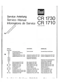 DUAL CR 1710 - Radio receiver