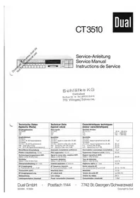 DUAL CT 3510 - Radio cassette
