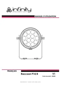 Notice INFINITY RACCOON P14/4 Éclairage