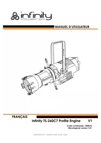 Notice INFINITY TS-260C7 PROFILE ENGINE Éclairage