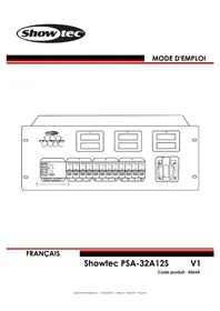 Notice Showtec PSA-32A12S Multiprise