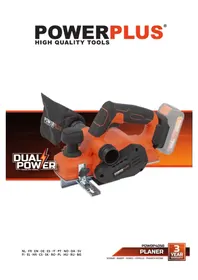 Notice PowerPlus POWDP4050 Rabot