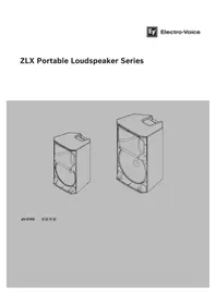 Notice ELECTRO-VOICE ZLX‑8‑G2 Haut-parleur