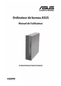 Notice ASUS D700SC Ordinateur de bureau