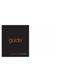 Notice ORANGE SPV M2000 Téléphone mobile