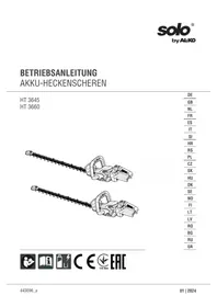Notice SOLO HT 3660 Taille-haies