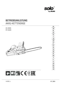 Notice SOLO CS 3640 Scie