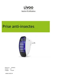 Notice LIVOO DOM419 Produit anti-insecte