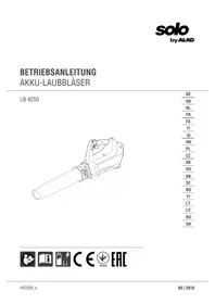 Notice SOLO LB 4250 Souffleur