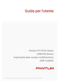 Notice PANTUM CM2100ADN Imprimante