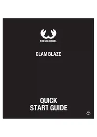 Notice Fresh 'n Rebel CLAM BLAZE Ecouteur