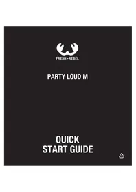Notice Fresh 'n Rebel PARTY LOUD M Haut-parleur