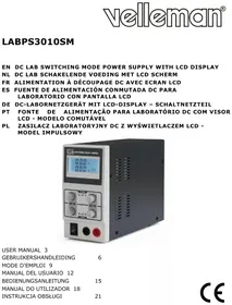 Notice VELLEMAN LABPS3010SM Commutateur