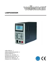 Notice VELLEMAN LABPS3005SM Commutateur