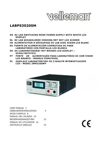 Notice VELLEMAN LABPS3020SM Commutateur