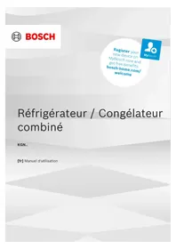 Notice BOSCH KGN362LBF Réfrigérateur